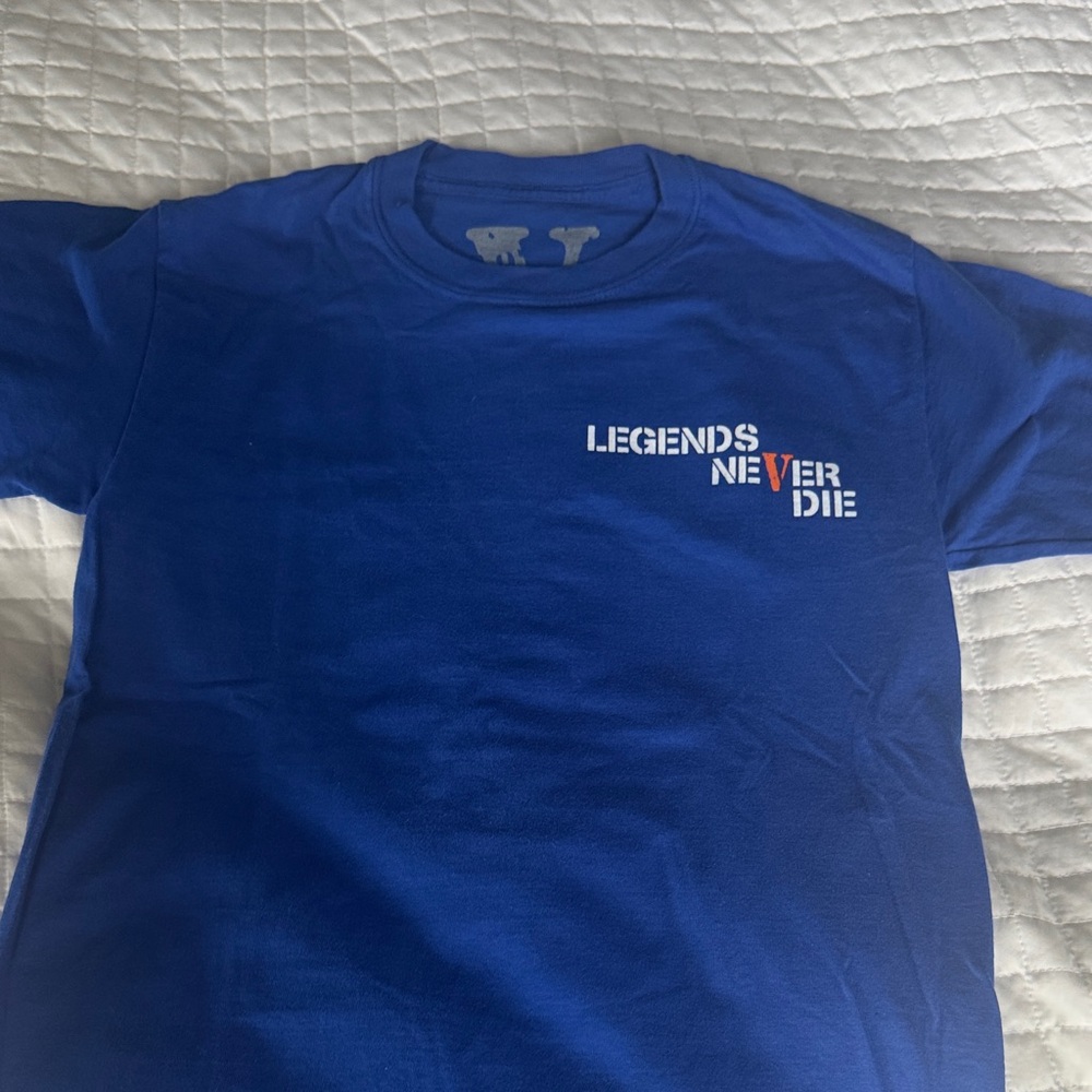 Legends Never Die Blue Short Sleeve Men's Tee
